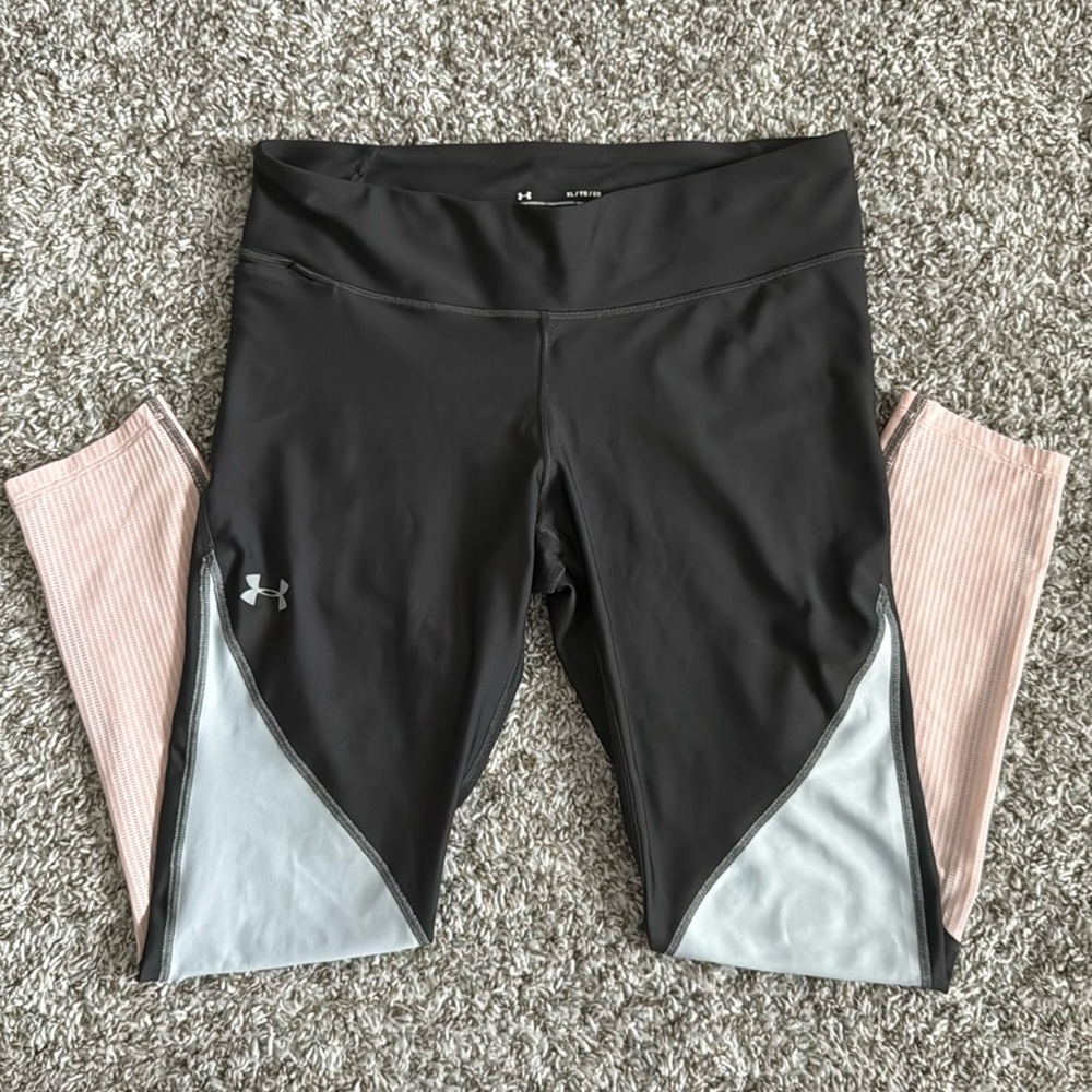 Pink and Gray Under Armour Leggings